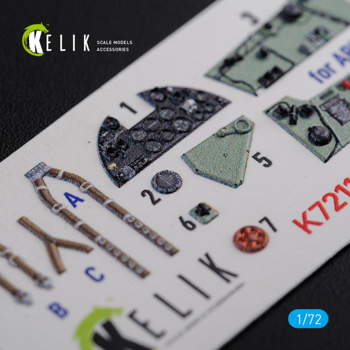 Décalcomanies 3D intérieures KELIK K72115 Sea Hurricane Mk I pour maquette Arma Hobby au 1/72  – immagine 8