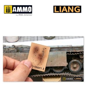 Pochoirs à l&amp;#39;aérographe Liang 0001 pour effet de vieillissement – image 3