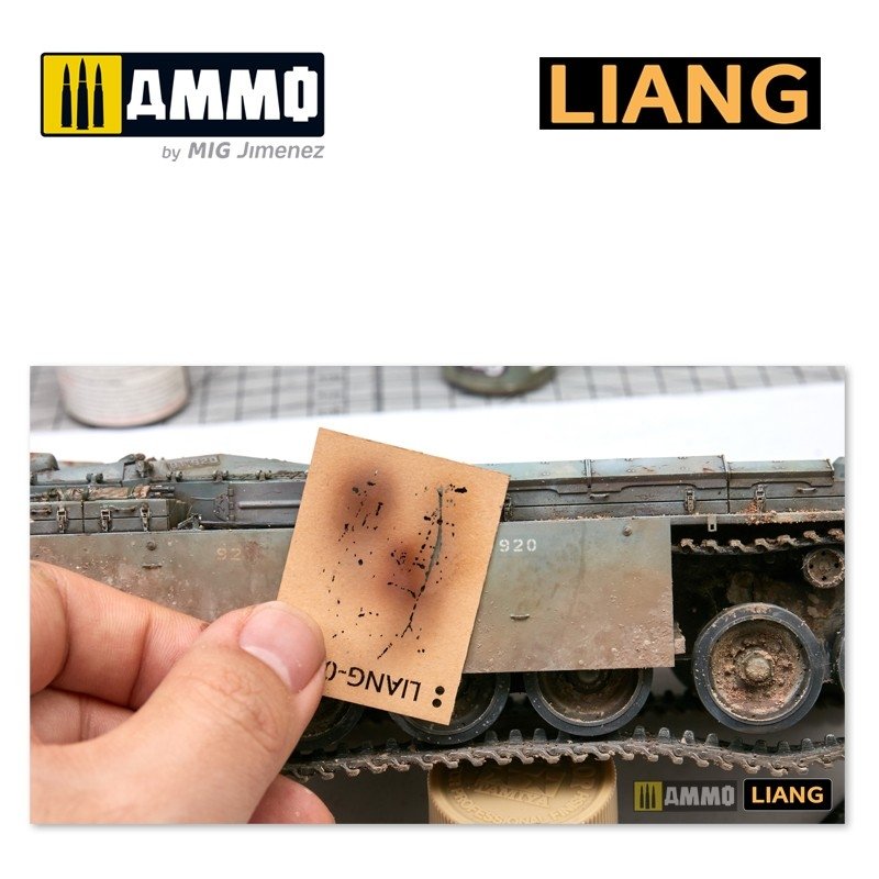 Pochoirs à l&amp;#39;aérographe Liang 0001 pour effet de vieillissement – image 3