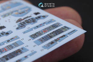 Intérieur coloré imprimé en 3D sur papier décalcomanie Quinta Studio QD48181 Su-27UB (pour kit KittyHawk) 1/48 – image 2