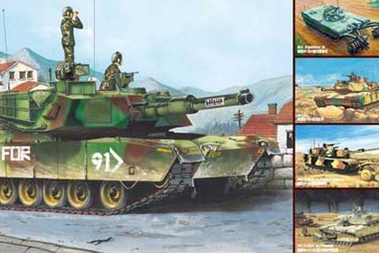 Trumpeter 01535 M1A1/A2 Abrams 5 en 1 (1/35)
