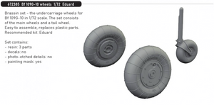 Eduard 672385 Bf 109G-10 wheels EDUARD 1/72