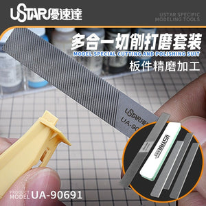 U-Star UA-90691 Lime multi-tailles / Ensemble de limes de différents grains – immagine 2
