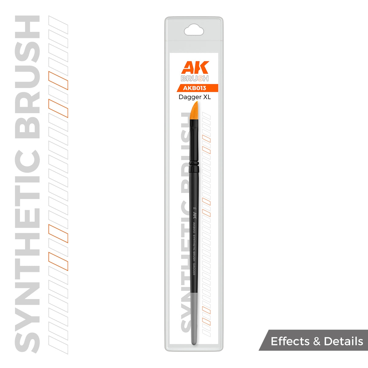 AK Interactive AKB013 Brosse synthétique AK – Poignard XL – image 2