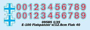 Trumpeter 09585 E-100 Flakpanzer avec Flak 40 de 12,8 cm au 1/35 – Bild 3