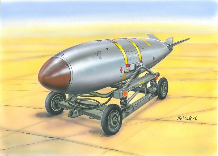 Valom 72127 Mark 7 Bombe nucléaire 1/72
