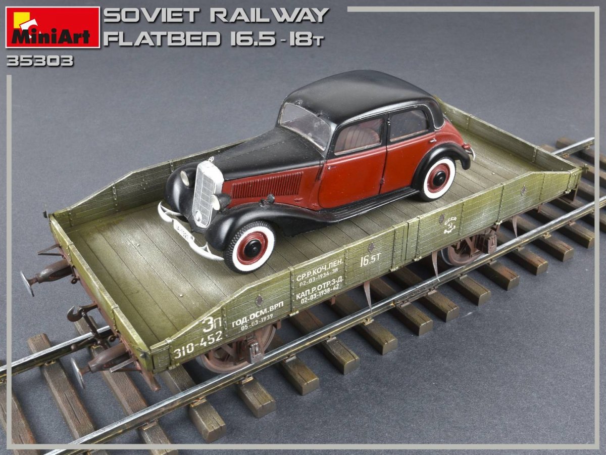 MiniArt 35303 Plateau ferroviaire soviétique 16,5-18t (1/35) – imagen 14