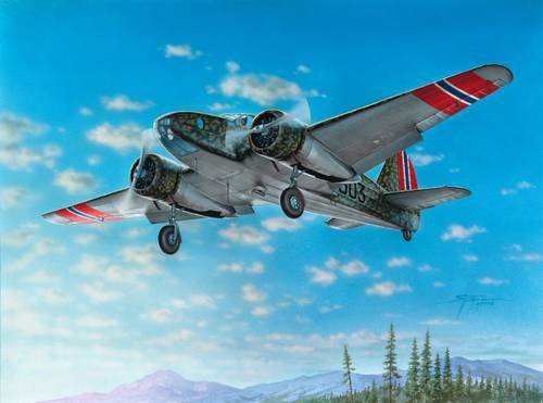 Azur A103 Caproni Ca.310 Service Norvégien (1/72)