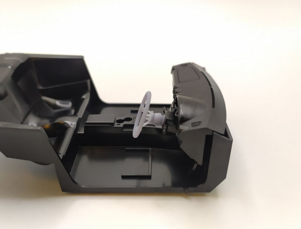 Volant sport Yamamoto Model Parts YMPTUN23 + raccord rapide 1/24