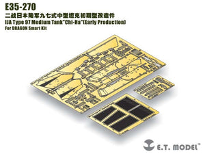 Maquette ET E35-270 Char moyen IJA Type 97 « Chi-Ha » (Première production) pour kit DRAGON Smart au 1/35