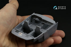 Intérieur imprimé en 3D et coloré sur papier décalcomanie Quinta Studio QD24003 Porsche 959 (Tamiya) 1/24 – imagen 14