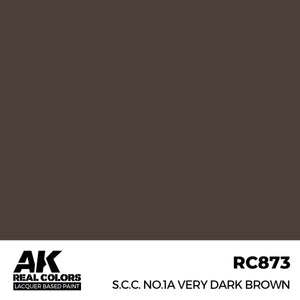 AK Interactive RC873 SCC n° 1A Brun très foncé 17 ml