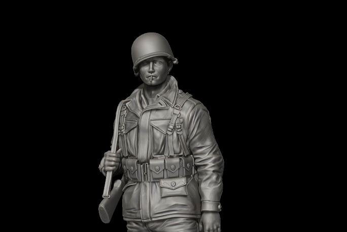 Panzer Art FI35-094 Soldat américain en uniforme M43 n° 1 1/35 – immagine 2