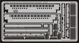 Eduard 35991 M-1126 Support et courroies montés 1/35 Trumpeter