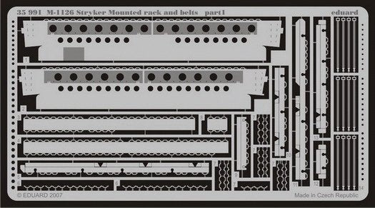 Eduard 35991 M-1126 Support et courroies montés 1/35 Trumpeter