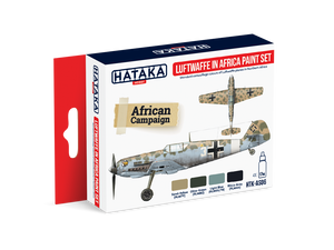 Hataka HTK-AS06 Luftwaffe en Afrique ensemble de peinture 4x17ml