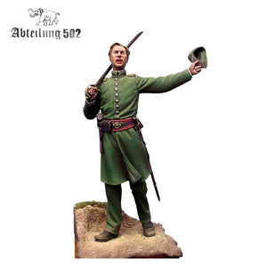 502 Abteilung ABT1013 5TH GEORGIA INFANTRY (FUSILS À CLINCH) 1861. RÉSINE 54MM. – immagine 2