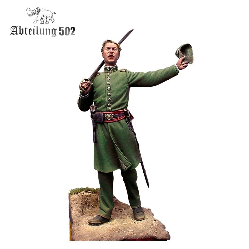 502 Abteilung ABT1013 5TH GEORGIA INFANTRY (FUSILS À CLINCH) 1861. RÉSINE 54MM. – immagine 2