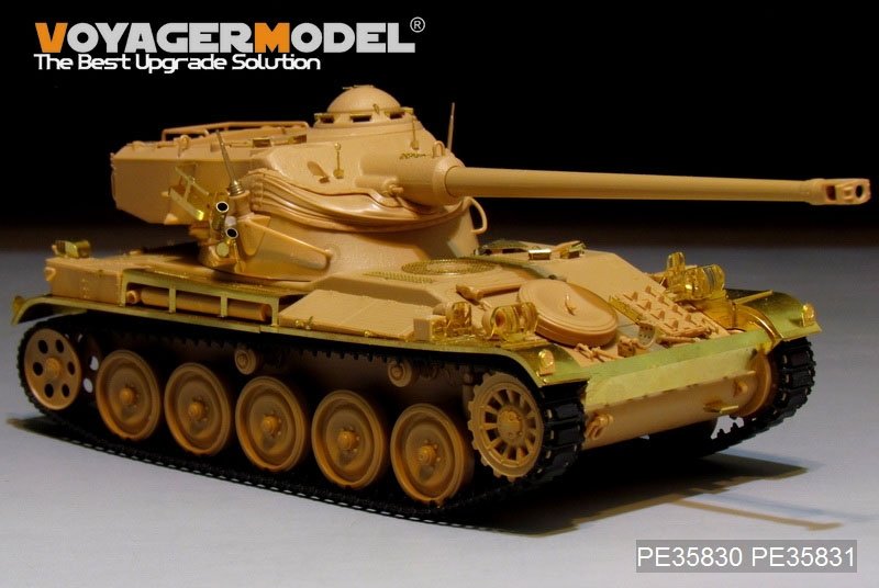 Maquette Voyager PE35830, lance-fumigènes de base pour char léger français moderne AMX-13, embase d&amp;#39;antenne incluse (pour TAMIYA 35349), échelle 1/35 – image 2