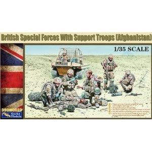 Gecko Models 35GM0023 Forces spéciales britanniques avec troupes de soutien 1/35