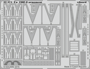 Maquette Eduard 32374 Fw 190F-8, armement 1/32, Revell