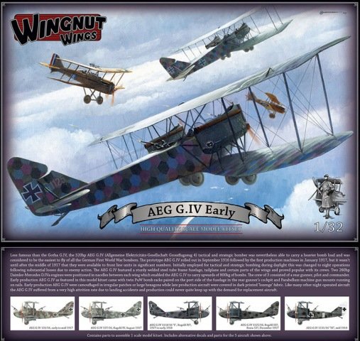 Wingnut Wings 32034 AEG G.IV début 1/32