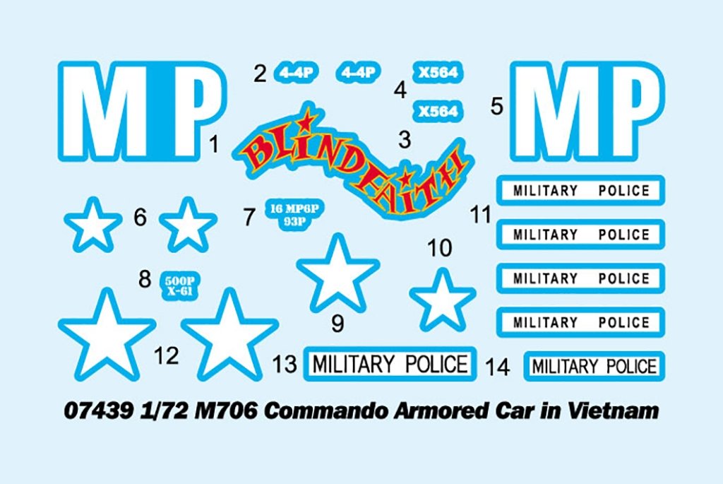 Trumpeter 07439 M706 Commando Armored Car in Vietnam 1/72  – immagine 3