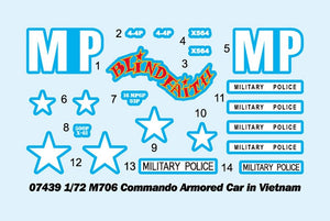 Trumpeter 07439 M706 Commando Armored Car in Vietnam 1/72  – immagine 3