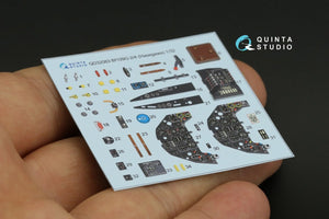 Intérieur imprimé en 3D et coloré sur papier décalcomanie Quinta Studio QD32083 Bf 109G-2/G-4 (Hasegawa) 1/32 – immagine 6