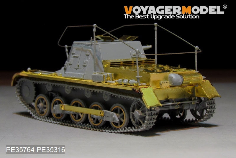 Maquette Voyager PE35764 Char de commandement allemand Pz.Bef.Wg.I (Sd.Kfz. 265) de la Seconde Guerre mondiale, de base, pour DRAGON 6218/6597, échelle 1/35 – image 6