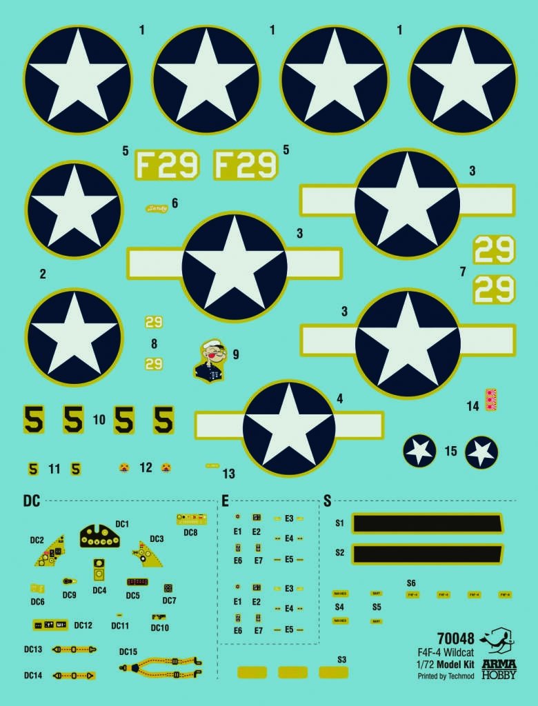 Maquette Arma Hobby 70048 F4F-4 Wildcat® au 1/72  – image 4