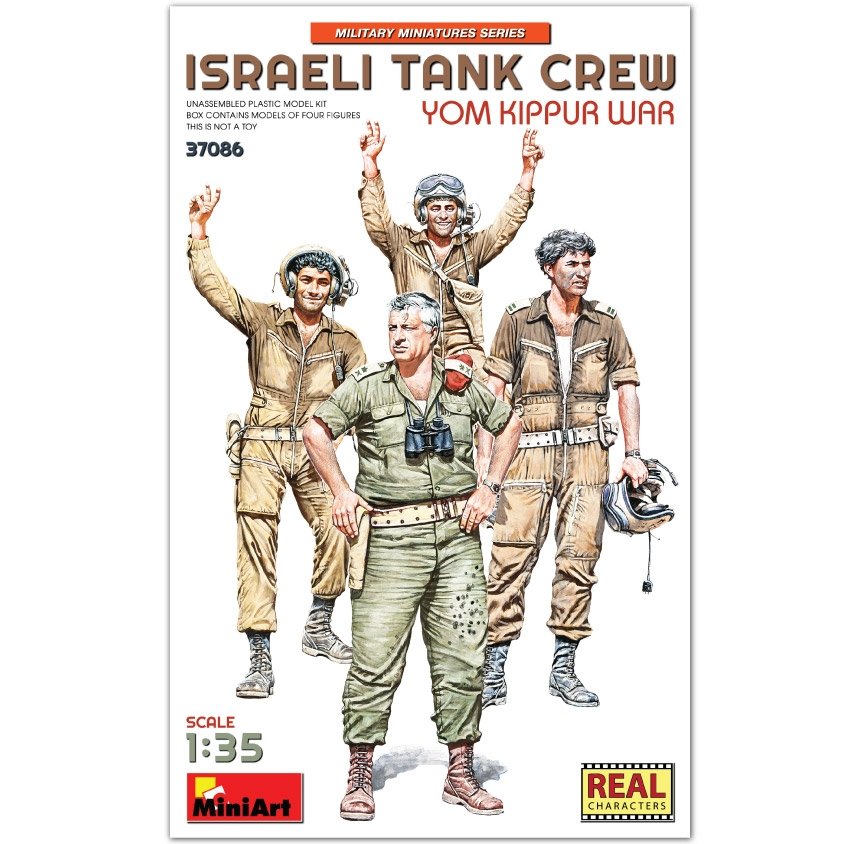 MiniArt 37086 ÉQUIPAGE DE CHAR ISRAÉLIEN. GUERRE DU KIPPOUR 1/35