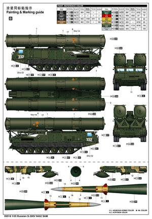 Trumpeter 09518 S-300V russe 9A82 SAM 1/35 – Bild 6