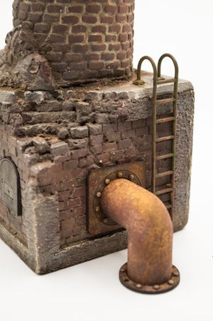 RT-Diorama 35300 Cheminée d&amp;#39;usine en ruine 1/35 – Bild 3
