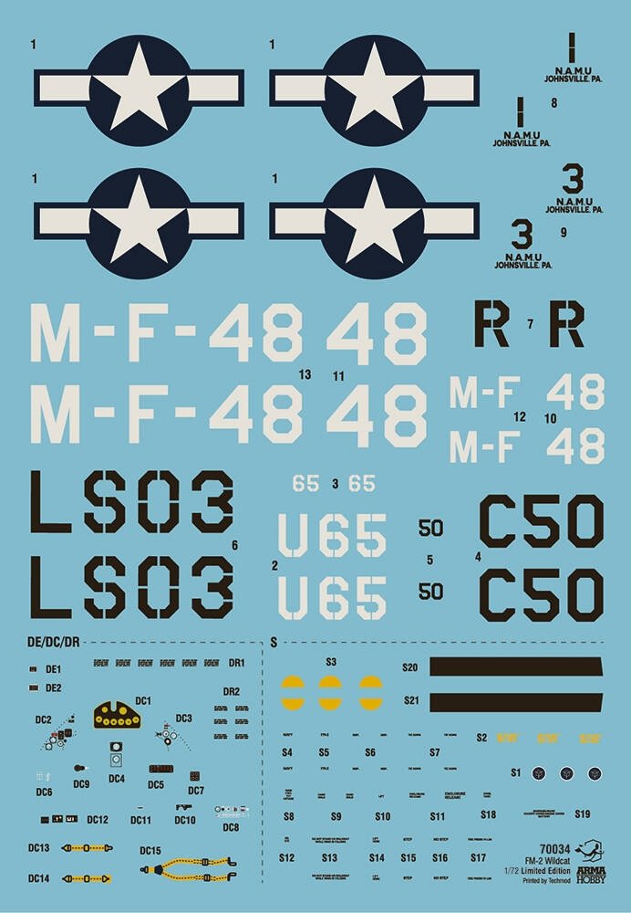 Arma Hobby 70034 FM-2 Wildcat™ Chats d&amp;#39;entraînement Édition limitée 1/72 – image 2
