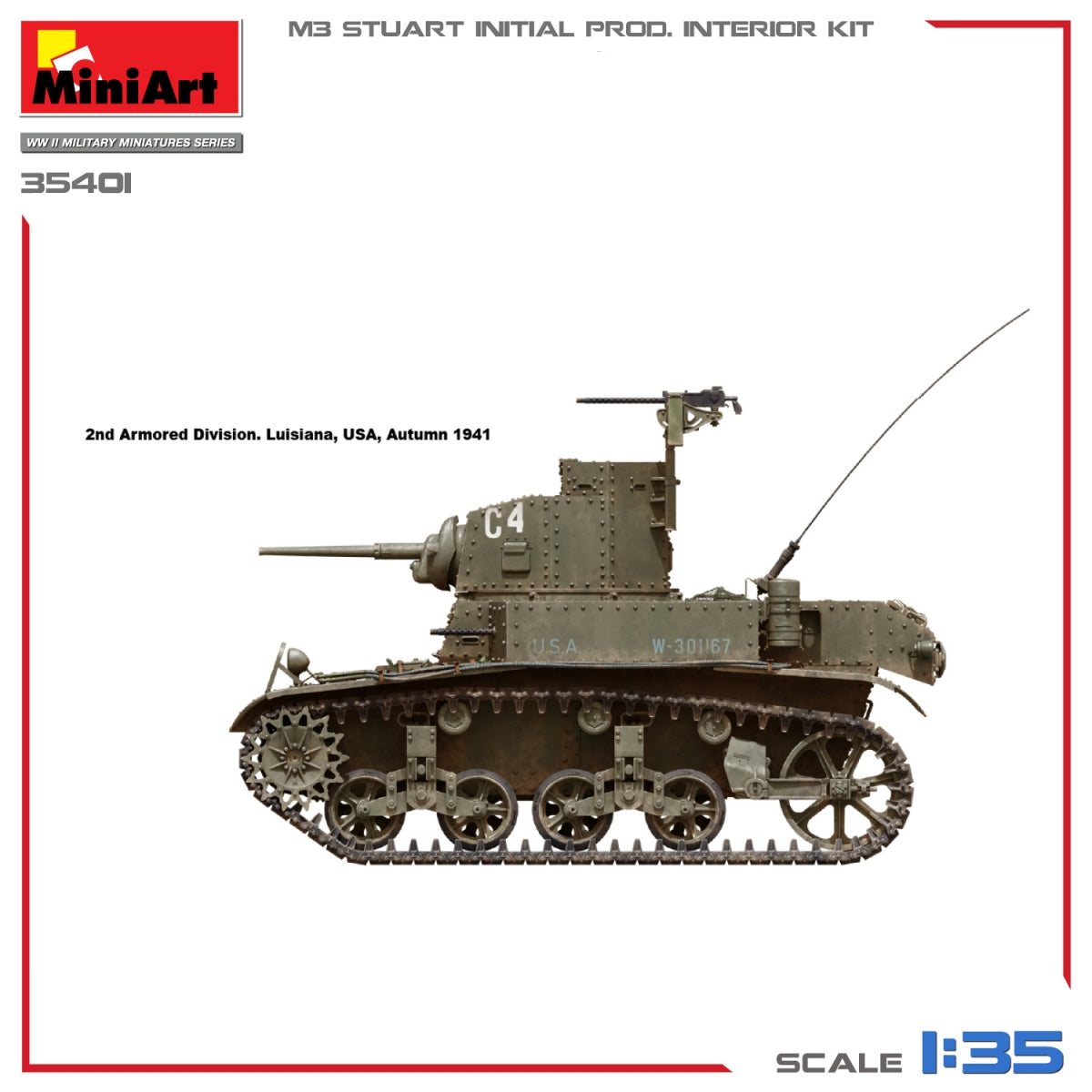 MiniArt 35401 M3 STUART PRODUCTION INITIALE 1/35 – image 11