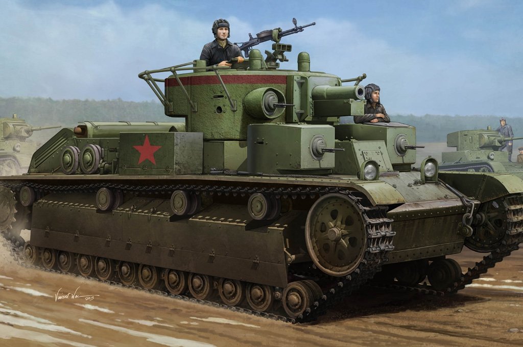 Hobby Boss 83852 Char moyen soviétique T-28 soudé