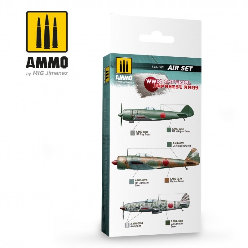 Munitions de Mig Jimenez 7229, ensemble de l&amp;#39;armée impériale japonaise, 6 x 17 ml – image 2