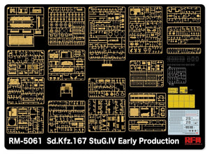 Maquette Rye Field 5061 Sd.Kfz.167 StuG.IV Première production avec intérieur complet et chenilles fonctionnelles, échelle 1/35 – image 3