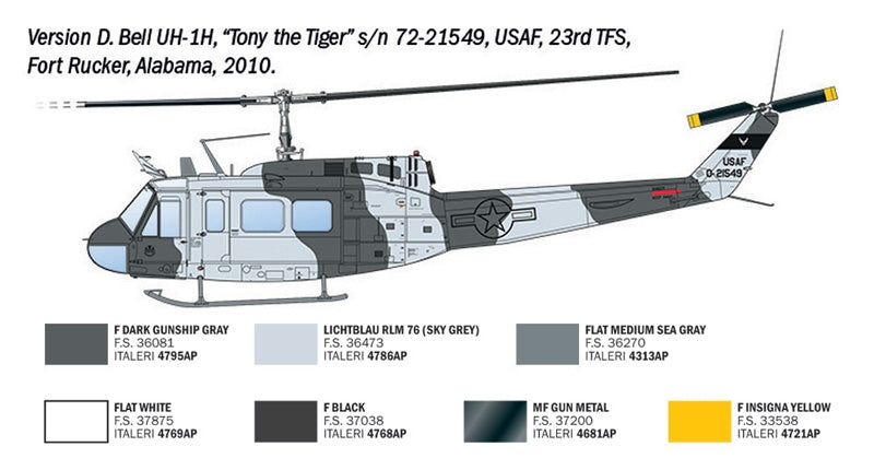 Italeri 2845 AB-205 / UH-1D "SAR" 1/48