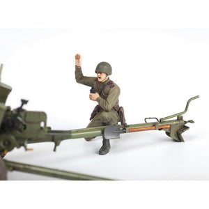 Zvezda 3671 Canon antichar soviétique Zis-3 de 76 mm avec équipage, échelle 1/35 – image 7