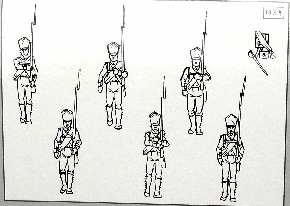 Hat 9317 Prussian Infantry ( Marching ) 1/32