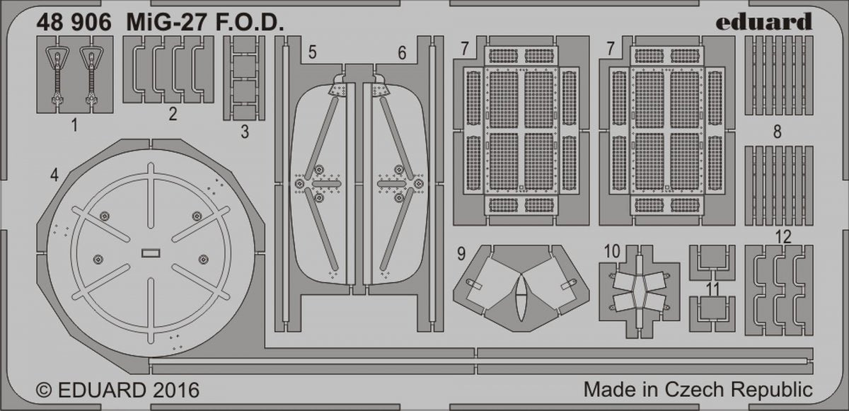 Eduard 48906 MiG-27 FOD TROMPETTE 1/48