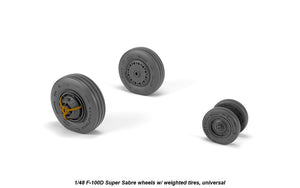 Armory Models AW48316 F-100D Super Sabre wheels w/ weighted tyres 1/48 – zdjęcie 2