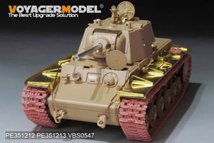 Maquette Voyager PE351212 KV-1 russe Mod.1942 version de base B (Seconde Guerre mondiale) avec canon (pour RFM 5041) 1/35 – immagine 5