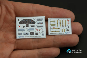 Intérieur coloré imprimé en 3D pour MiG-17F (AMMO/Kinetic) par Quinta Studio QD48453, échelle 1/48 – image 4