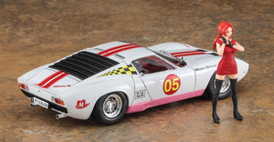 Hasegawa SP544 Wild Egg Girls No.05 Lamborghini Miura P400 SV &amp;quot;Mikumo Shiranagi&amp;quot; avec figurine 1/24 – image 3