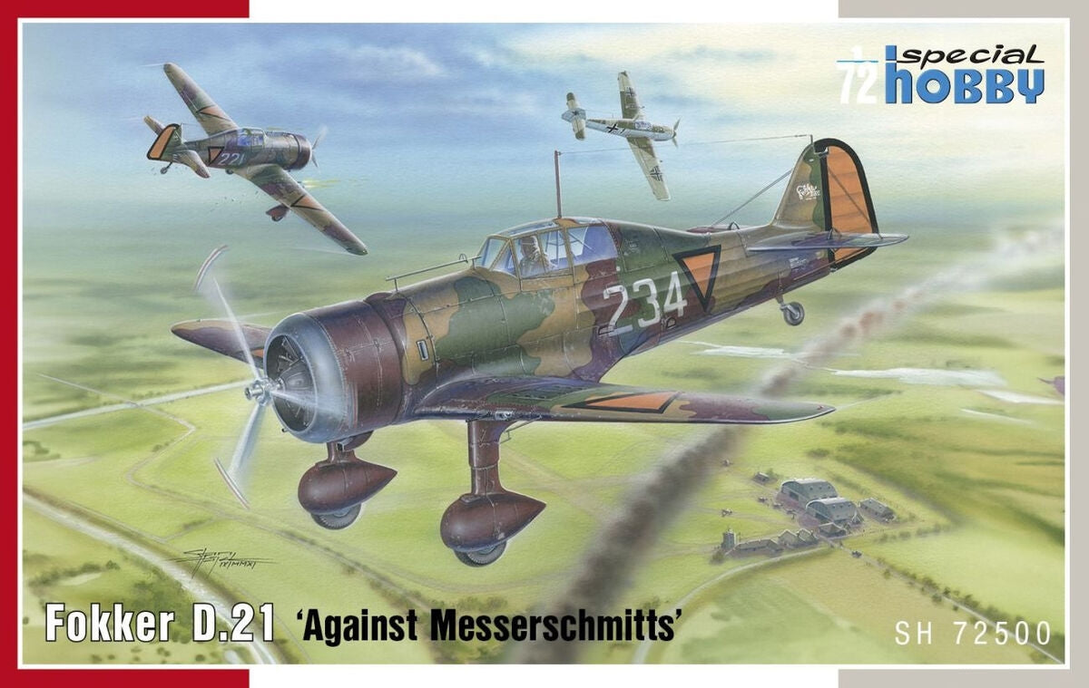 Special Hobby 72500 Fokker D.21 « Contre les Messerschmitts » 1/72