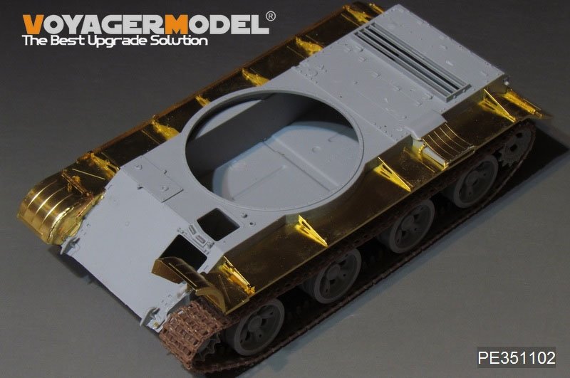 Garde-boues pour canon automoteur soviétique ZSU-57-2 SPAAG Voyager Model PE351102 (pour TRUMPETER 05559) 1/35 – imagen 2