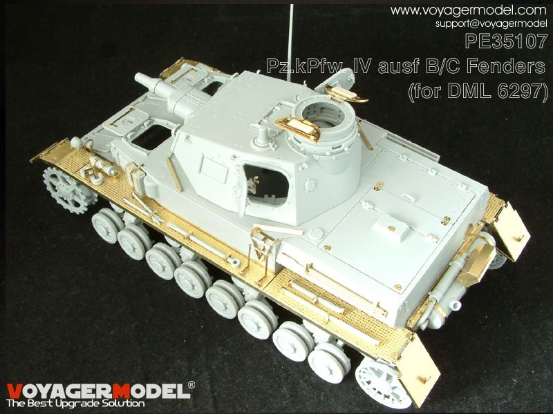 Modèle Voyager PE35107 Pz.kPfw. IV Ausf B/C (Pour DRAGON 6297) 1/35 – image 3